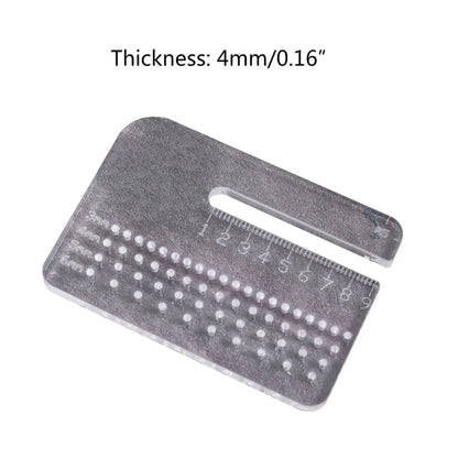 Leather Stitching Aid Plate, Leather Punching Tool Leather Work Tool