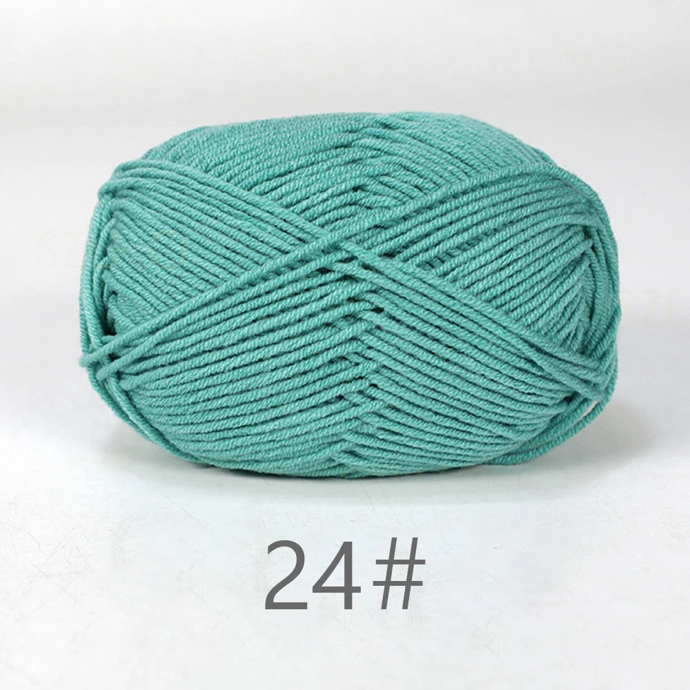 A1-a 50g/Set Soft Milk Cotton Yarn for Crochet Threads for Knitting