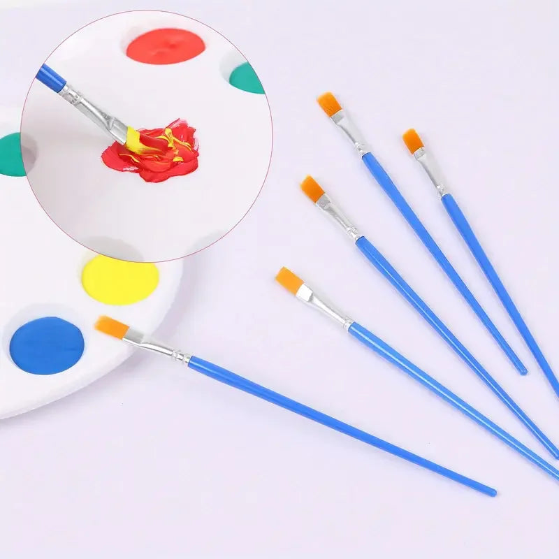 100pcs Paint Brushes Set for Kids