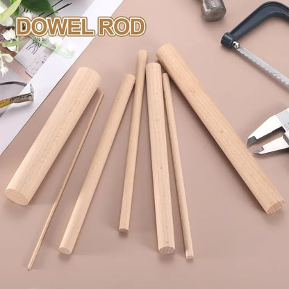 10pcs Wooden Dowel Rods