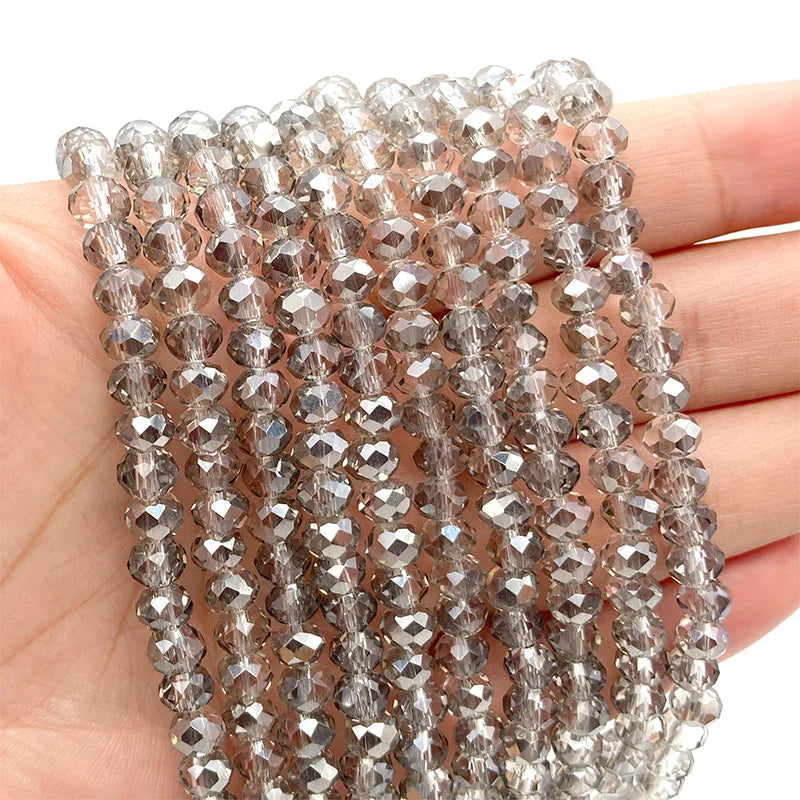 2 3 4 6 8mm Austria Faceted Crystal Beads Rondelle