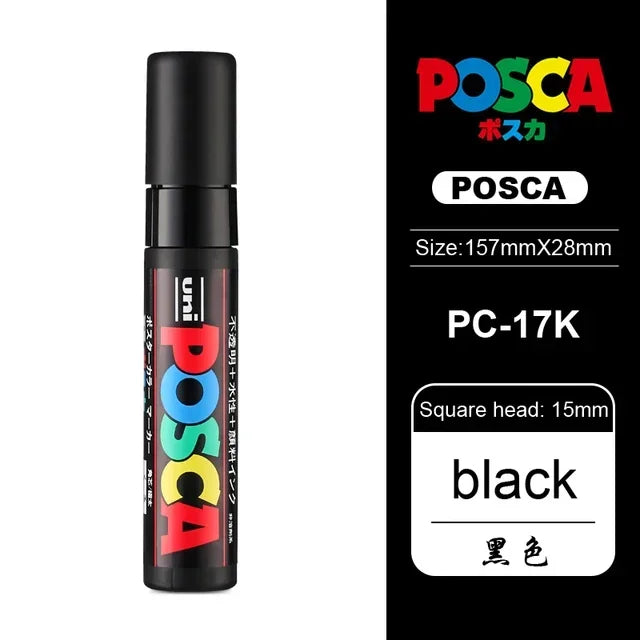 UNI POSCA PC-17K Marker Graffiti Paint Pen Art Markers
