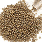 12Grams/Tube 2mm Metallic Seed Beads Japanese Round Glass Seedbeads 1200pcs