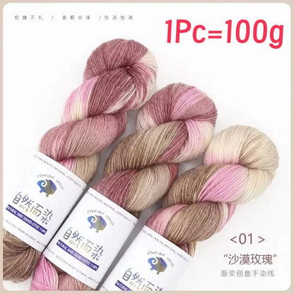 1Pc 100g/roll Merino Wool