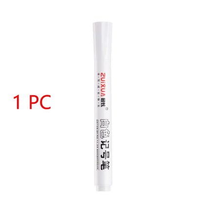 1/3/5 Pcs White Marker Pens 2.0mm Oily Waterproof White Gel Pen