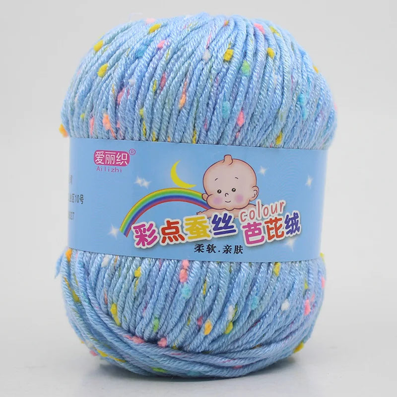 High Quality Wool Thread Eco-dyed Needlework Baby Cotton Cashmere Yarn