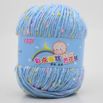 High Quality Wool Thread Eco-dyed Needlework Baby Cotton Cashmere Yarn