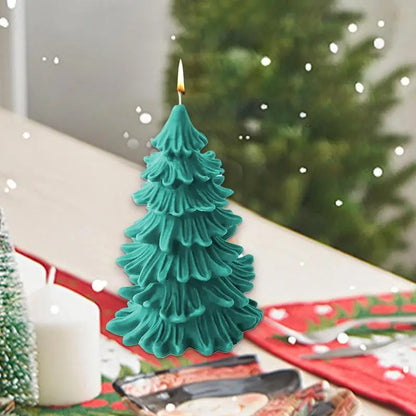 Christmas Tree Candle Mold 3D