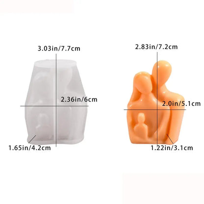 Couple Candle Mold