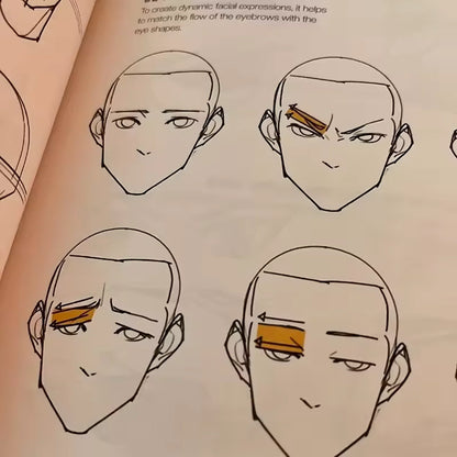 1/2pcs Quick Character Drawing Book