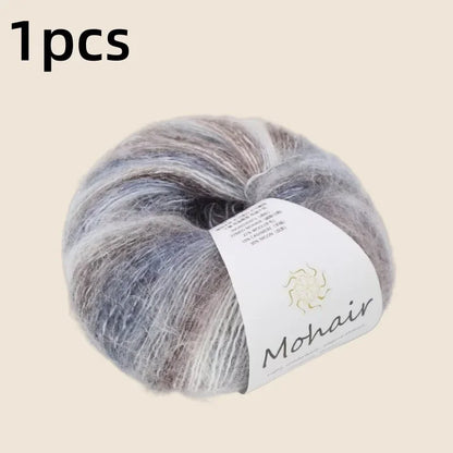 Gradient Mohair Soft Cotton Yarn