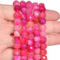 Natural Amethyst Beads 7-8mm Faceted Square Cube Geometric