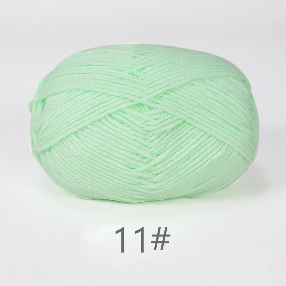 A1-a 50g/Set Soft Milk Cotton Yarn for Crochet Threads for Knitting
