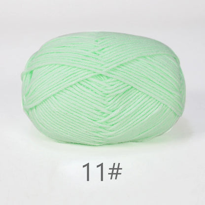 A1-a 50g/Set Soft Milk Cotton Yarn for Crochet Threads for Knitting