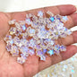 New 30pcs 8mm Five-pointed Star Matte Glass Beads Loose Spacer Beads