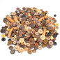 50Gram  Mix size wooden buttons