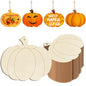 10pcs Wooden Flower Ornaments