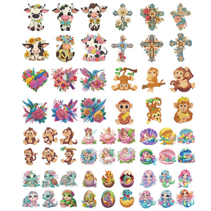 6Pcs Acrylic Cross Diamond Painting