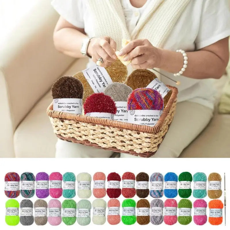 Yarn For Scrubbies Polyester