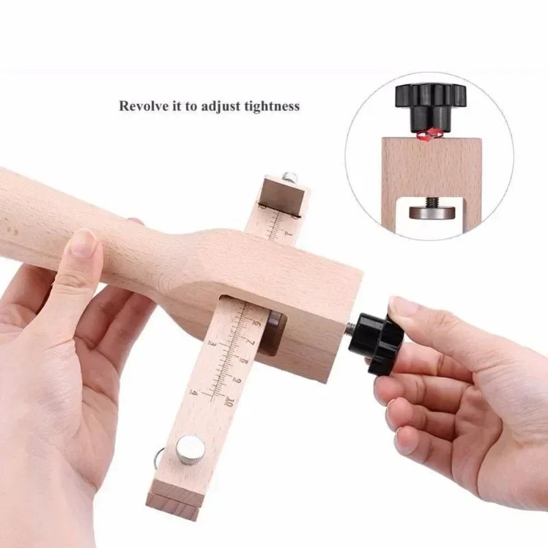 Wooden Leather Strap Cutter Adjustable Strip Belt Precise Cutting Tool