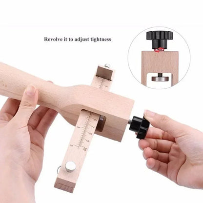 Wooden Leather Strap Cutter Adjustable Strip Belt Precise Cutting Tool