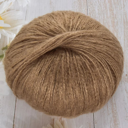 1pcs 50g Mohair Silk Wool Yarn 15% Wool 15% Mohair 40% Acrylic 30%