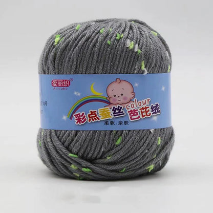 High Quality Wool Thread Eco-dyed Needlework Baby Cotton Cashmere Yarn
