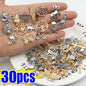 100pcs Tibetan Silver Mixed Pendant Animals Charms Beads