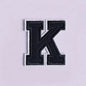 Navy Blue Letter Iron On Patch Applique