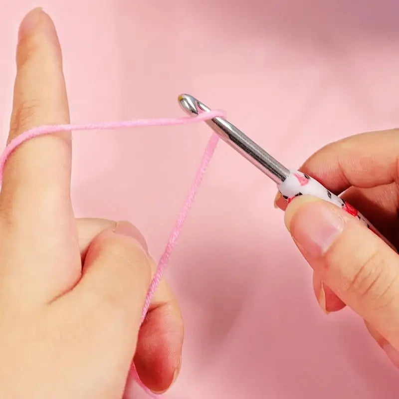 Crochet Hooks Ergonomic Set Of 14X for Beginners With Case