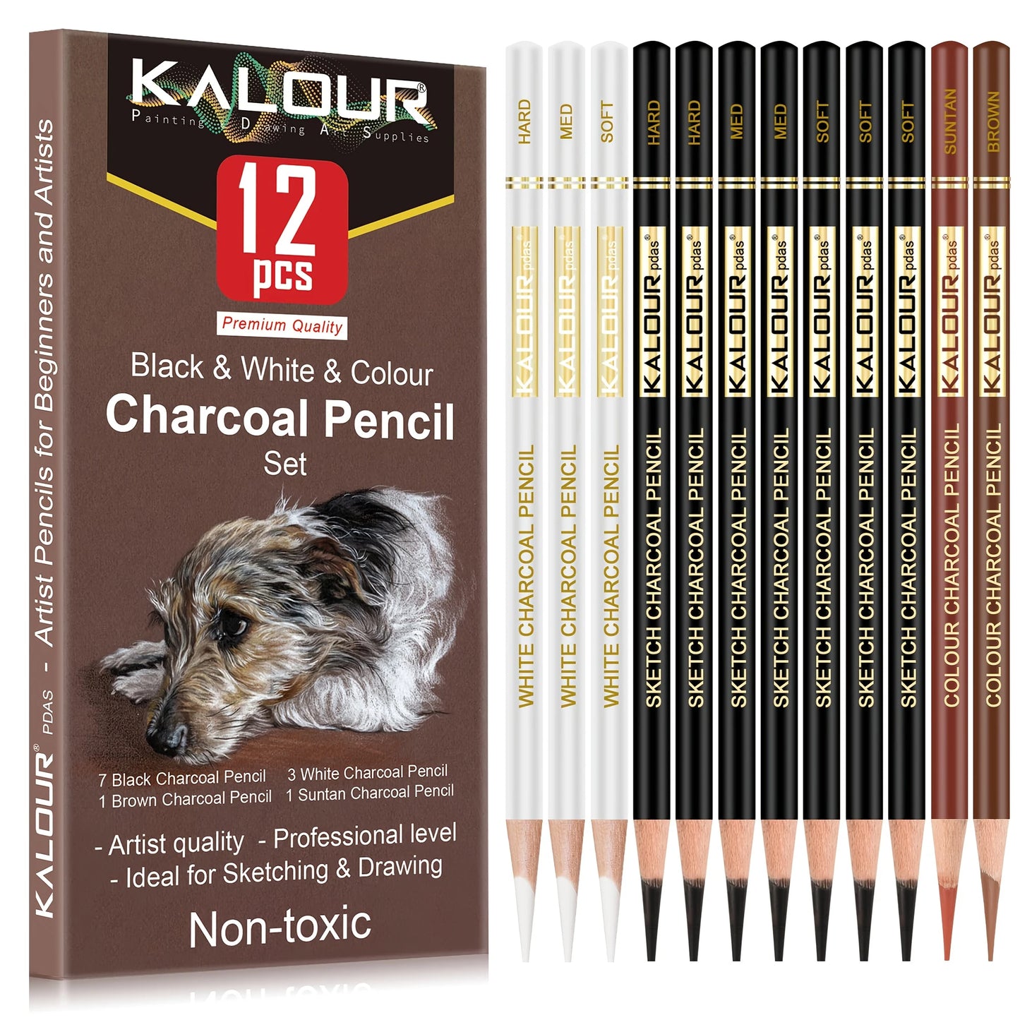 12/20/25/54/70 pcs Drawing Sketching Coloring Set Drawing Pencils & Sketching Kit