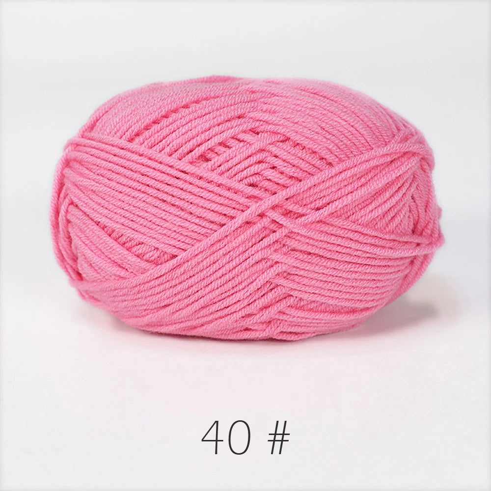 A1-a 50g/Set Soft Milk Cotton Yarn for Crochet Threads for Knitting