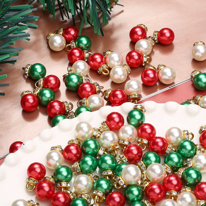 20pcs/set Shiny CCB Christmas Beads Pendant