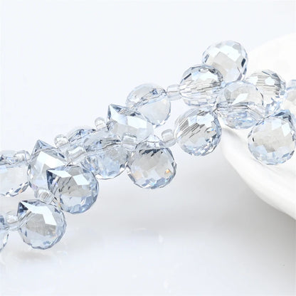 Austria AB Color Crystal Strawberry Beads 10*8mm Shiny Faceted Glass Beads