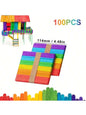 50/100/200 Pieces 11.4cm/4.5 inch Small Wooden Craft Sticks