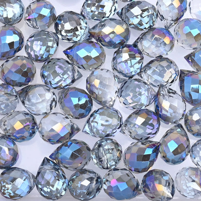 Austria AB Color Crystal Strawberry Beads 10*8mm Shiny Faceted Glass Beads