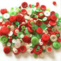 50Gram  Mix size wooden buttons