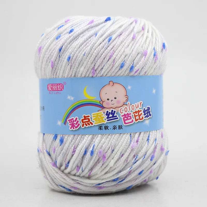 High Quality Wool Thread Eco-dyed Needlework Baby Cotton Cashmere Yarn