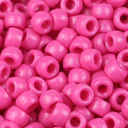 200-1200Pcs multi-colored Large Hole Pony Beads