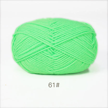 A1-a 50g/Set Soft Milk Cotton Yarn for Crochet Threads for Knitting