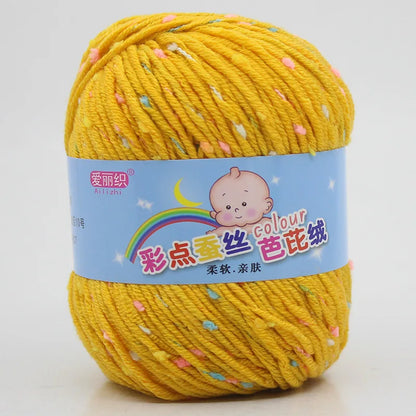 High Quality Wool Thread Eco-dyed Needlework Baby Cotton Cashmere Yarn