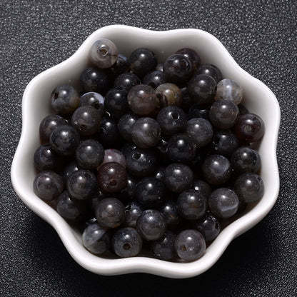 6-18mm Gradient Acrylic Beads Round Cat's Eye  Loose Spacer Beads