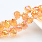 Austria AB Color Crystal Strawberry Beads 10*8mm Shiny Faceted Glass Beads