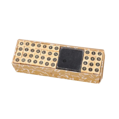 40pcs/set Creative Character Wooden Stamp Set