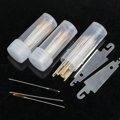 30 PCS Cross Stitch Needles Gold Tail