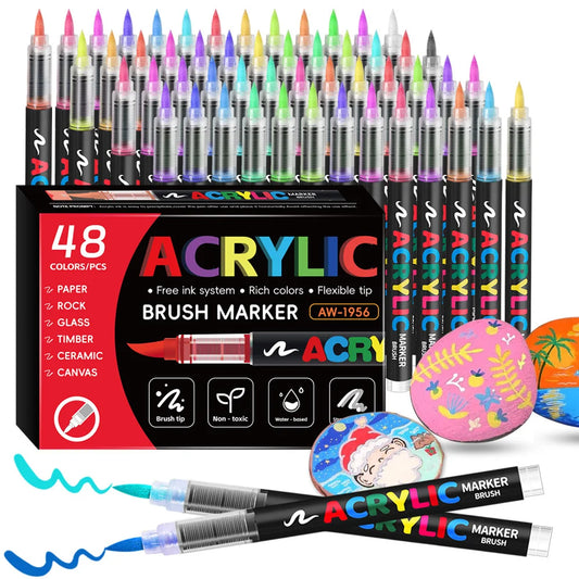 12/24/36/48Colors/set Acrylic Marker Pen