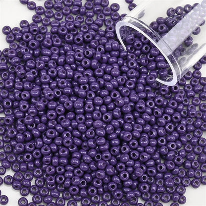 12Grams/Tube 2mm Metallic Seed Beads Japanese Round Glass Seedbeads 1200pcs