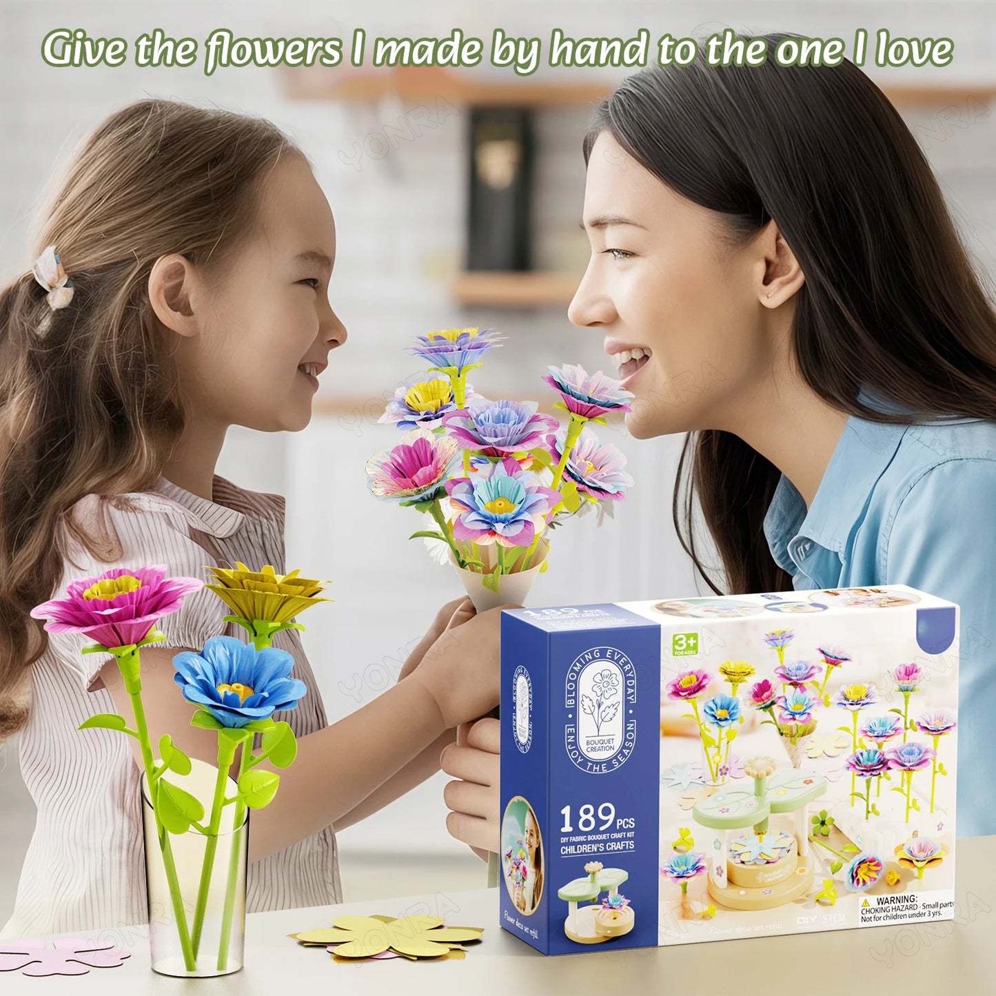 Fabric Flower Bouquets Craft Kits