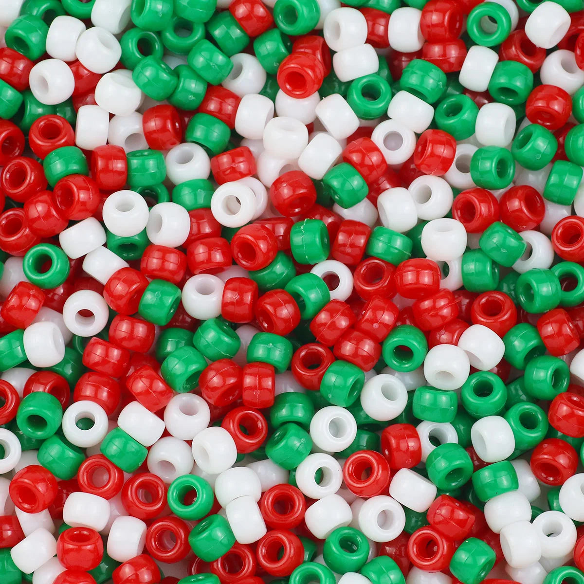 200-1200Pcs multi-colored Large Hole Pony Beads