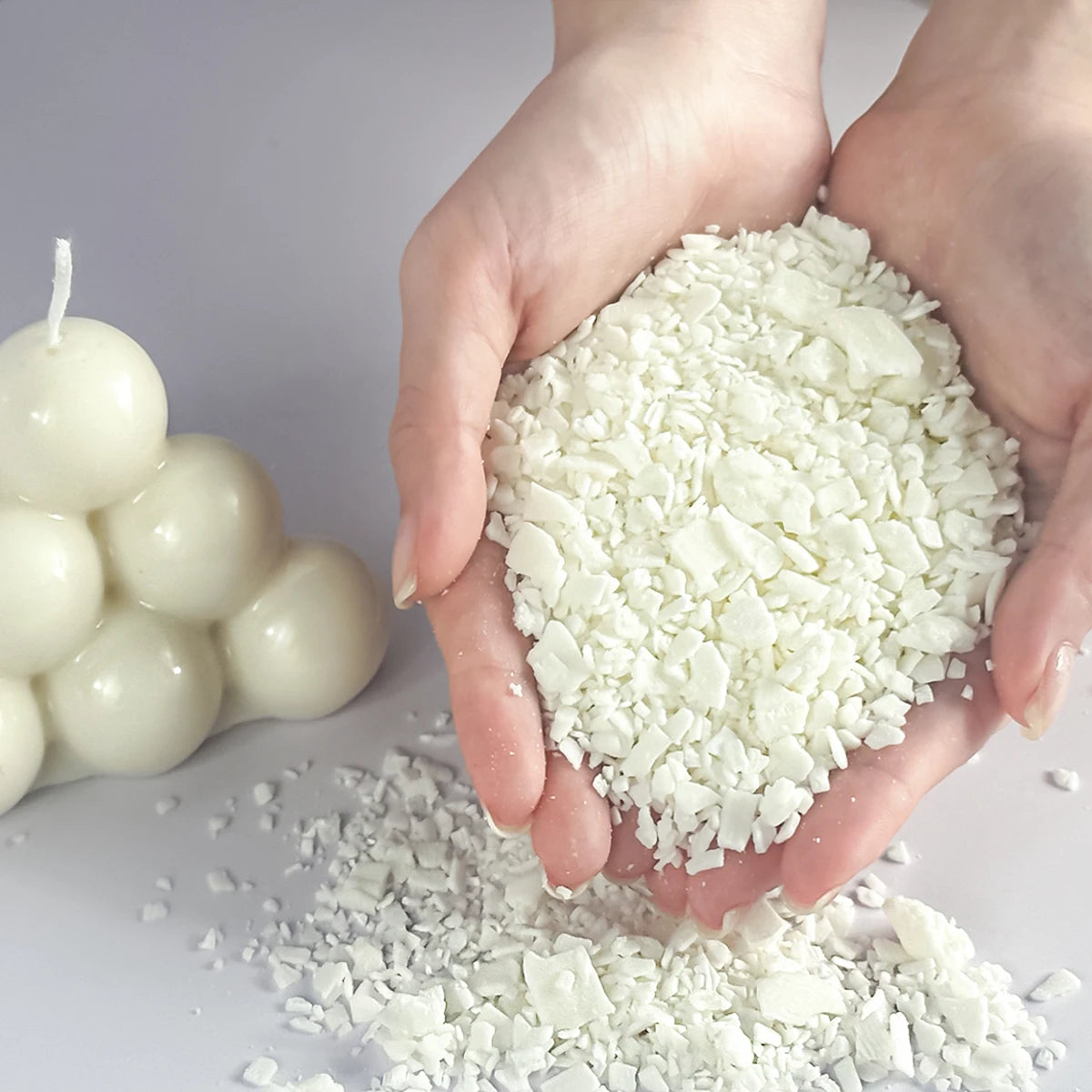 500g/1kg Pure Soy Wax Paraffin Material